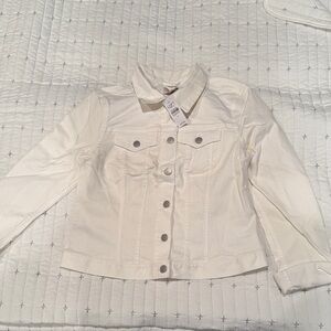 LOFT Cream Jean Jacket for Women